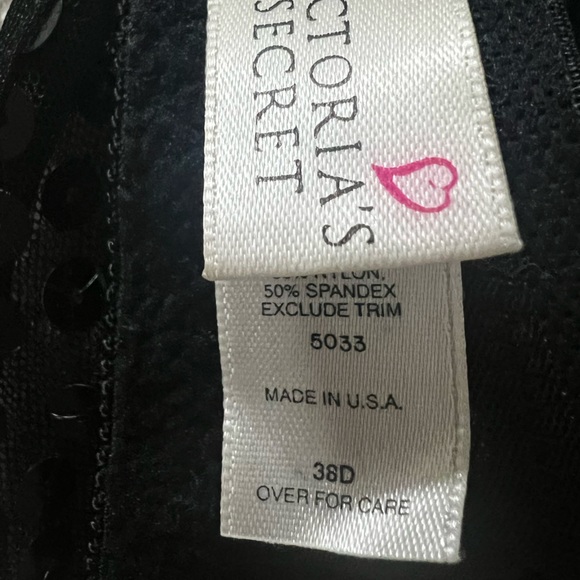 Victoria's Secret Black Sequin Embellished Bra - Picture 2 of 16
